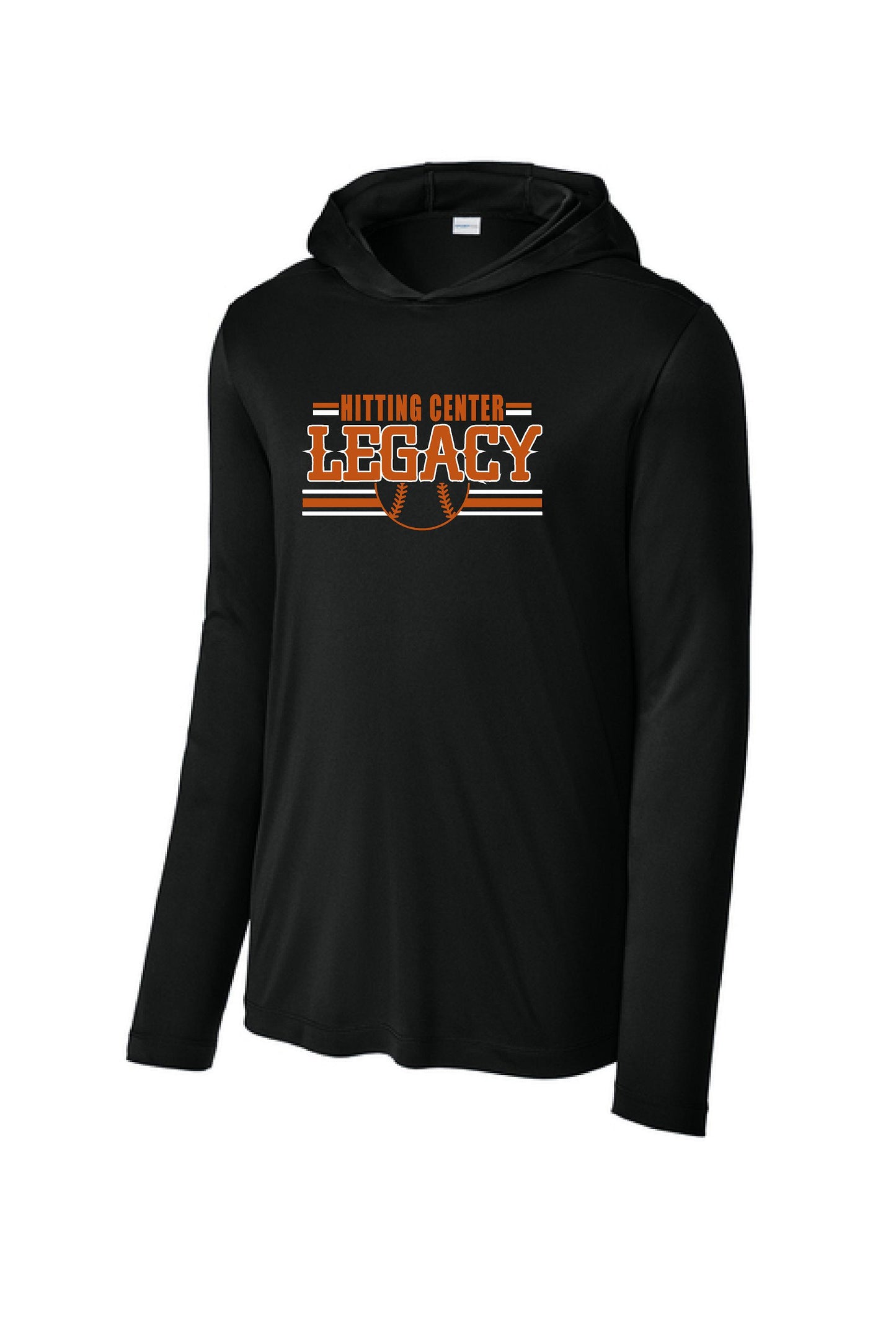 Hitting Center Legacy Softball Sport-Tek® Posi-UV® Pro Long Sleeve Hoodie (P. ST420LSH)