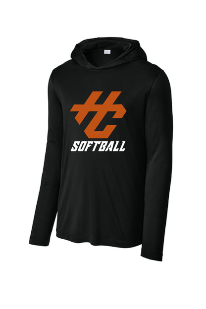 Hitting Center Legacy Softball Sport-Tek® Posi-UV® Pro Long Sleeve Hoodie (P. ST420LSH)