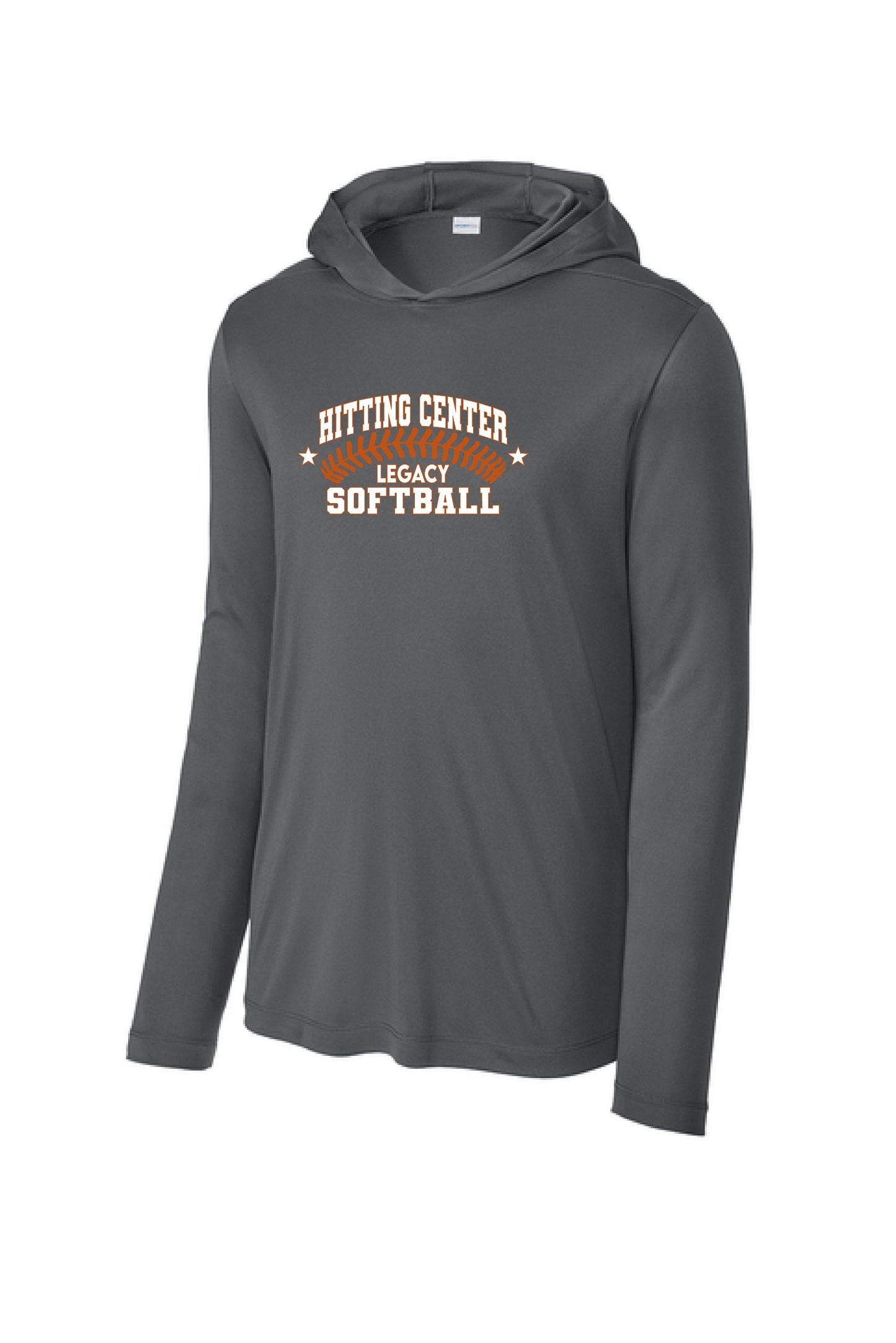 Hitting Center Legacy Softball Sport-Tek® Posi-UV® Pro Long Sleeve Hoodie (P. ST420LSH)