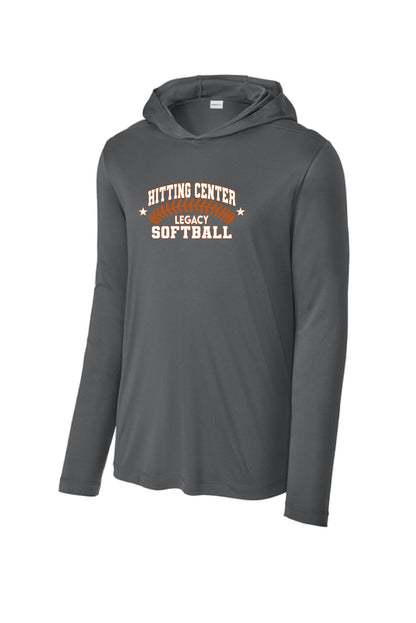 Hitting Center Legacy Softball Sport-Tek® Posi-UV® Pro Long Sleeve Hoodie (P. ST420LSH)