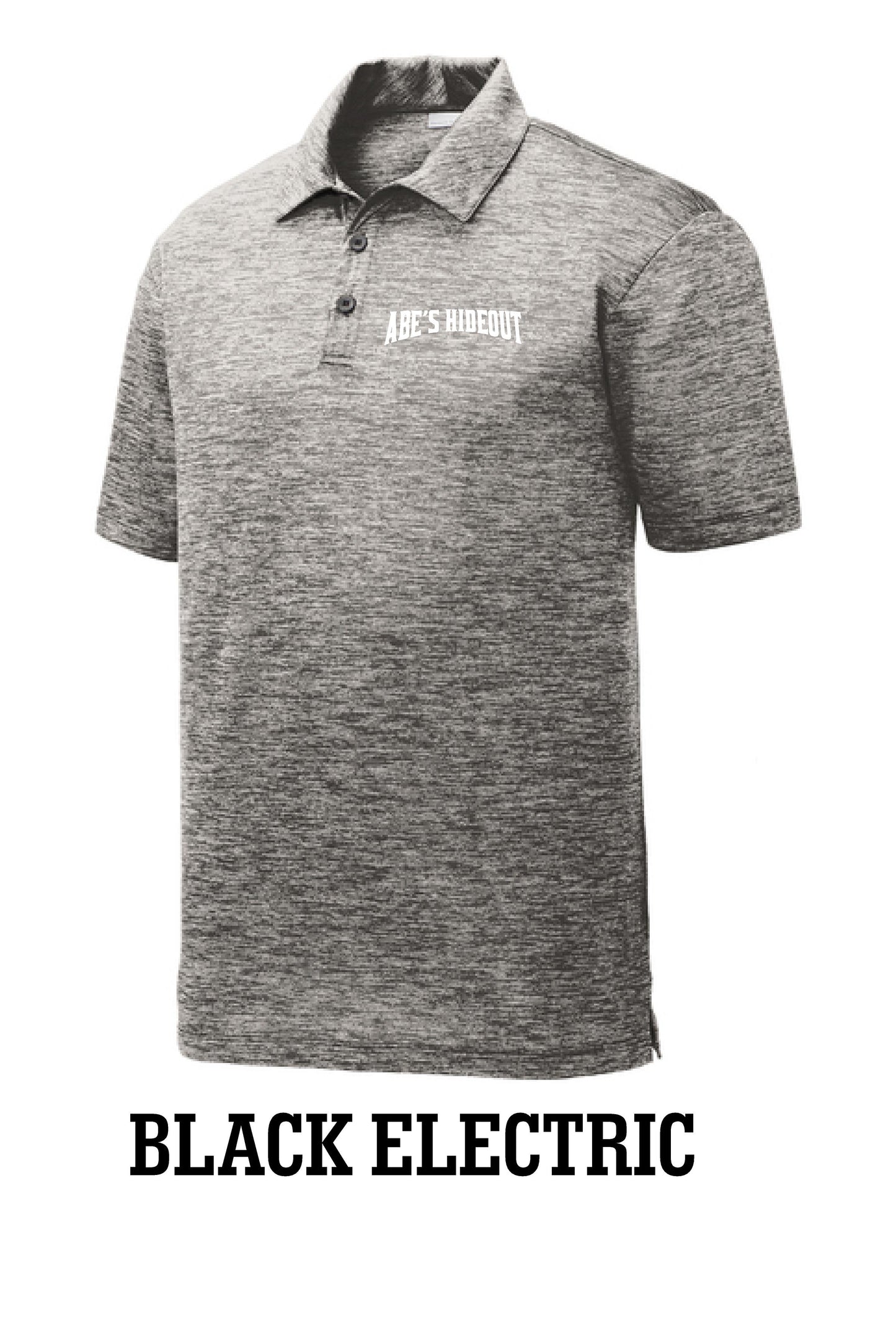 ABE'S HIDEOUT ELECTRIC HEATHER POLO (P.ST590)