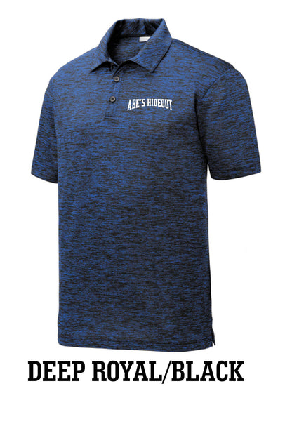 ABE'S HIDEOUT ELECTRIC HEATHER POLO (P.ST590)