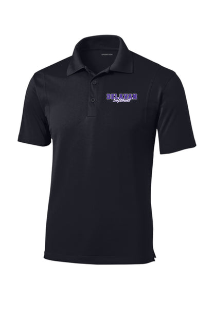 Delavan High School Softball Unisex/Ladies SPORT TEK Short Sleeve Polo (E.ST650/LST650)