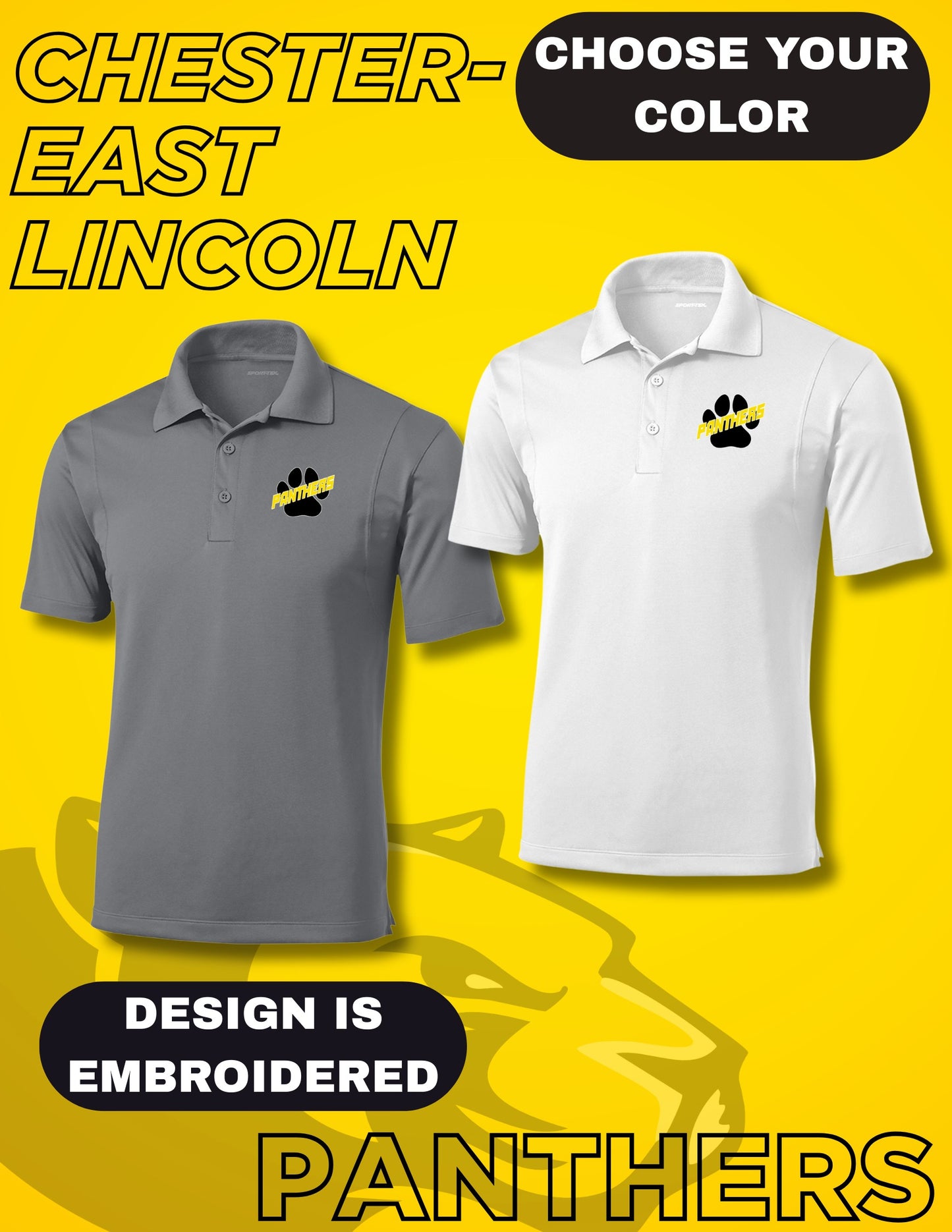 Chester-East Lincoln UNISEX SPORT TEK POLO (E.ST650)
