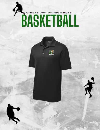 Athens Jr. High Boy Basketball Sport-Tek® PosiCharge® RacerMesh® Polo (P. ST640)