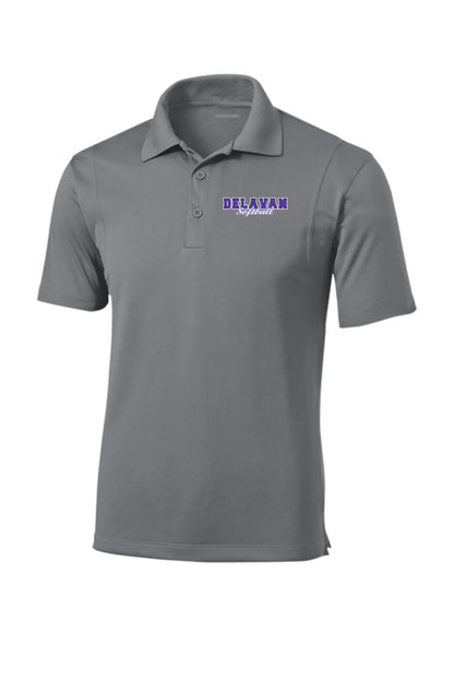 Delavan High School Softball Unisex/Ladies SPORT TEK Short Sleeve Polo (E.ST650/LST650)