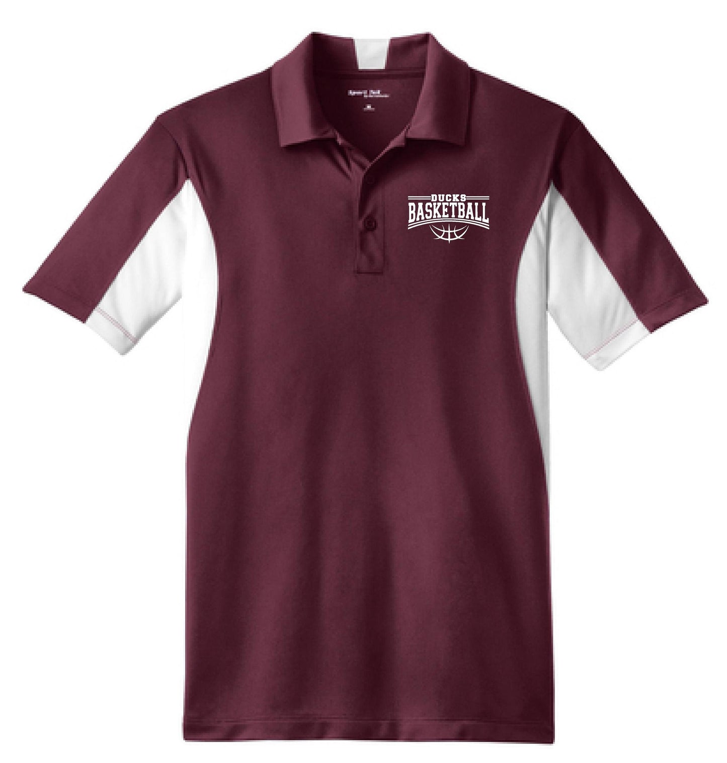 Havana Ducks Jr. High Basketball Sport-Tek® Side Blocked Micropique Sport-Wick® Polo (P. ST655)