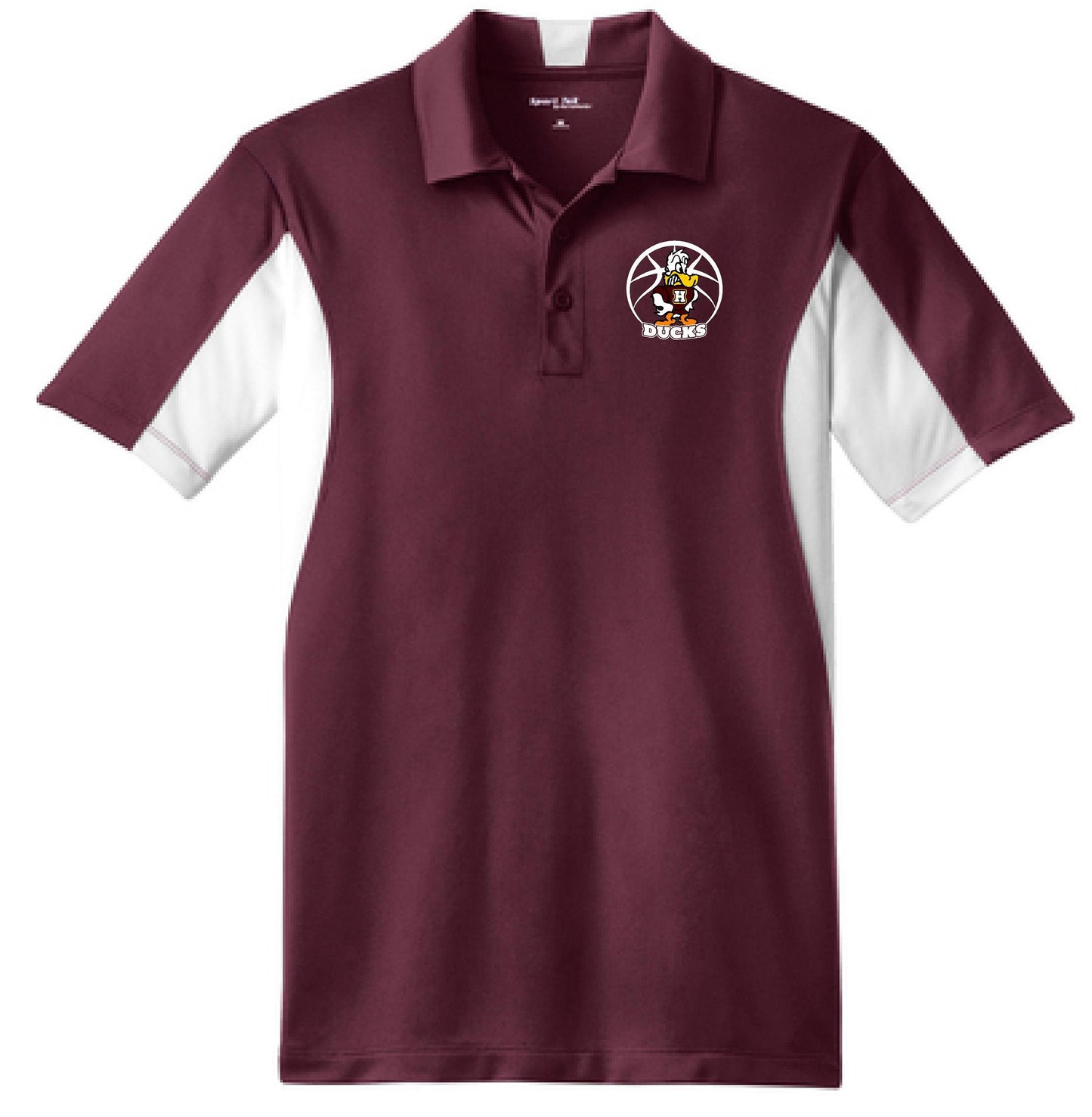 Havana Ducks Jr. High Basketball Sport-Tek® Side Blocked Micropique Sport-Wick® Polo (P. ST655)