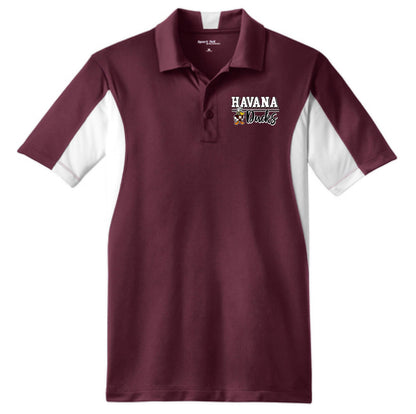 Havana Ducks Jr. High Basketball Sport-Tek® Side Blocked Micropique Sport-Wick® Polo (P. ST655)
