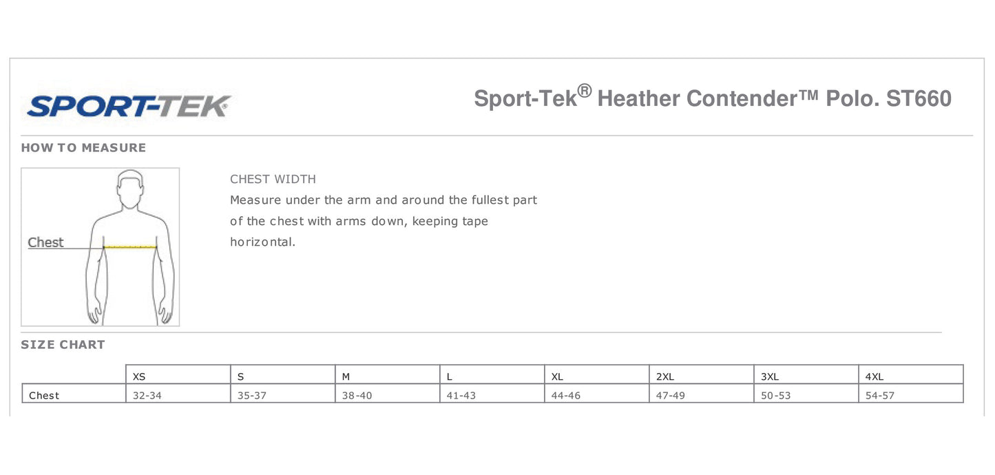 Illinois Department of Agriculture Sport-Tek® Heather Contender™ Polo (E. ST660)