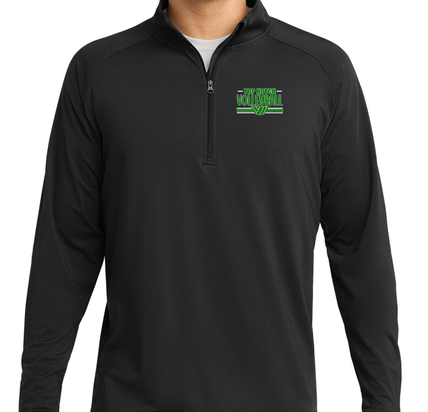 TOP NOTCH UNISEX Stretch Half Zip Pullover (E.ST850)