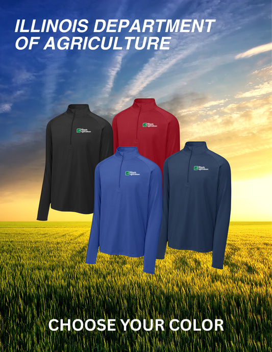 Illinois Department of Agriculture Sport-Tek® Sport-Wick® Stretch 1/2-Zip Pullover (E.ST850)