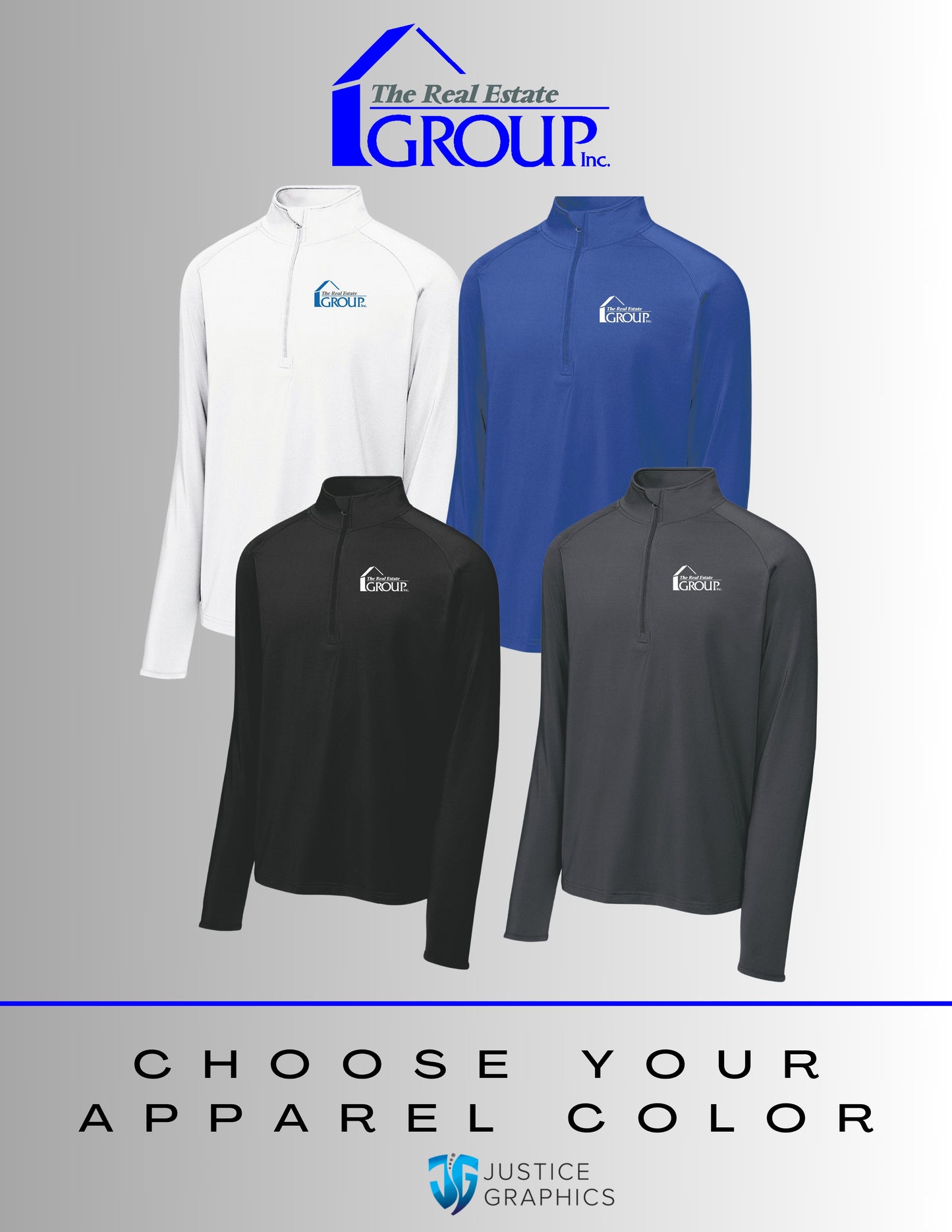The Real Estate Group Sport-Tek® Sport-Wick® Stretch 1/2-Zip Pullover (E.ST850)