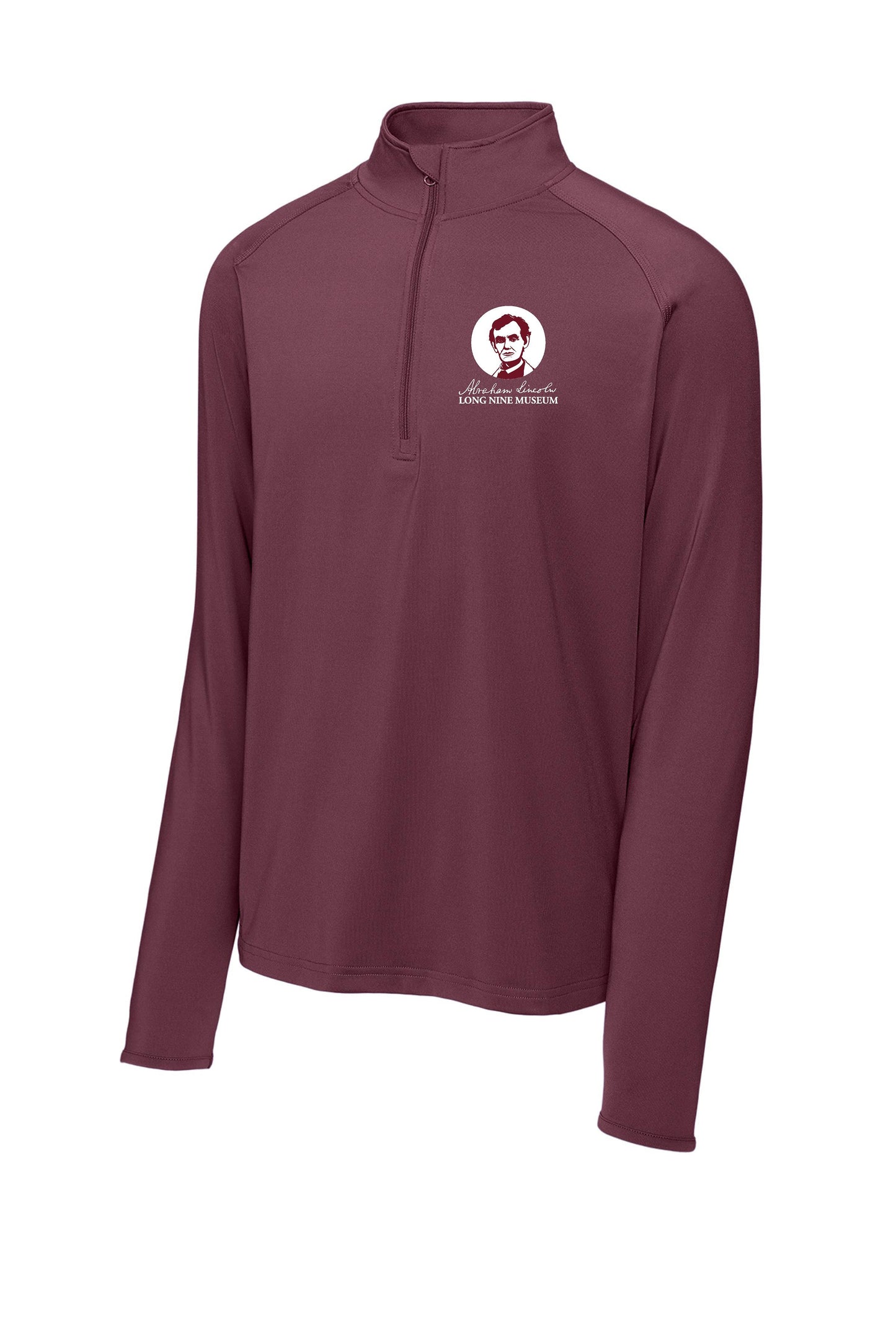Abraham Lincoln Long Nine Museum Sport-Tek® Sport-Wick® Stretch 1/2-Zip Pullover (E.ST850/LST850)