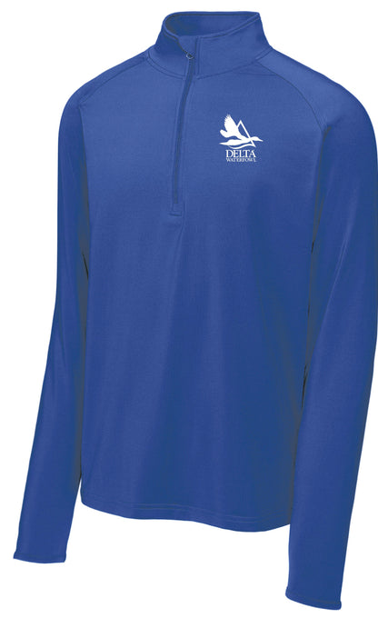 Delta Waterfowl Sport-Tek® Sport-Wick® Stretch 1/2-Zip Pullover (E.ST850)