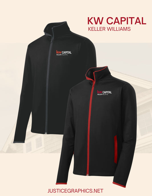 KW CAPITAL UNISEX SPORT TEK CONTRAST JACKET (E.ST853)