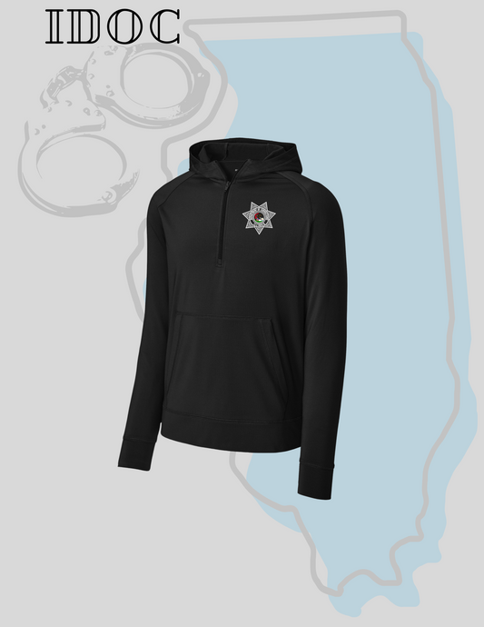 IDOC Sport-Tek® Sport-Wick® Stretch 1/2-Zip Hoodie (E.ST856)