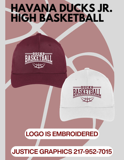 Havana Ducks Jr. High Basketball Sport-Tek® Flexfit® Performance Solid Cap (E. STC17)