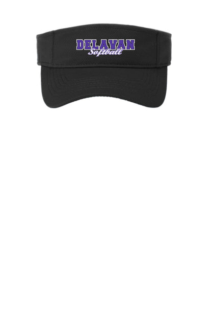 Delavan High School Softball Softball Visor (P.STC27)