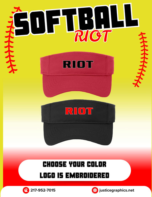 RIOT SOFTBALL Visor (E.STC27)