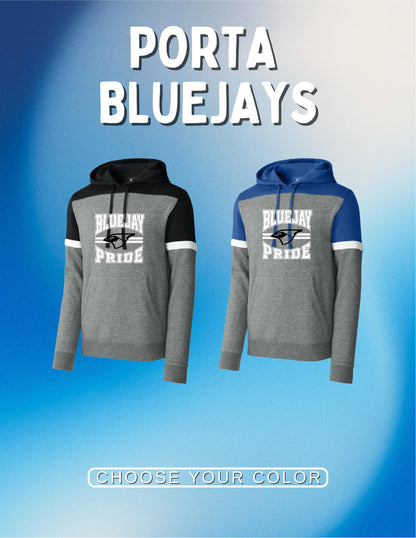 PORTA BLUEJAYS Sport-Tek® Drive Fleece Colorblock Hoodie (P.STF205)