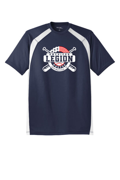 American Legion Post 32 Baseball Sport-Tek® Dry Zone® Colorblock Crew (P.T478)