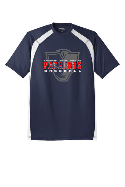 American Legion Post 32 Baseball Sport-Tek® Dry Zone® Colorblock Crew (P.T478)