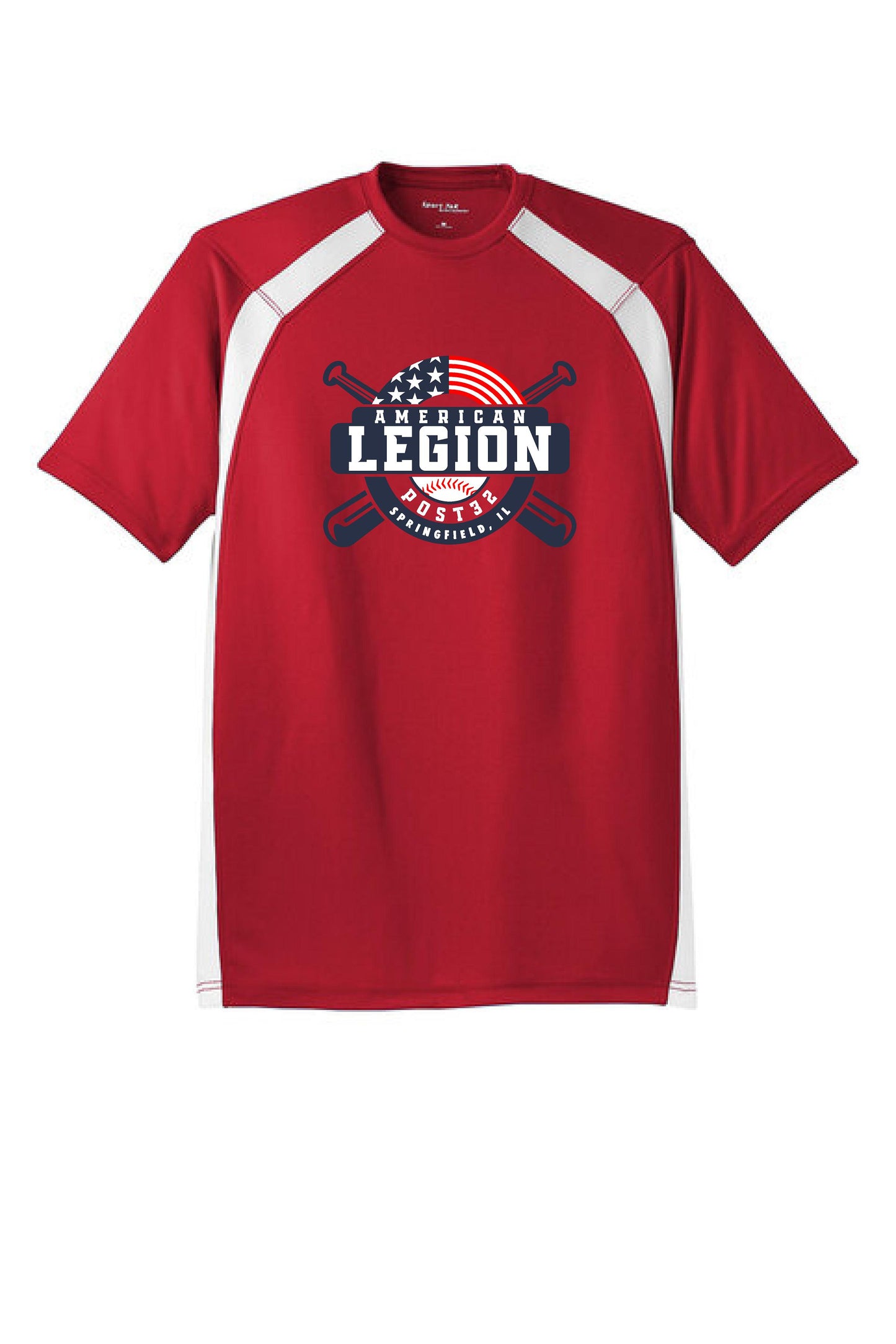 American Legion Post 32 Baseball Sport-Tek® Dry Zone® Colorblock Crew (P.T478)