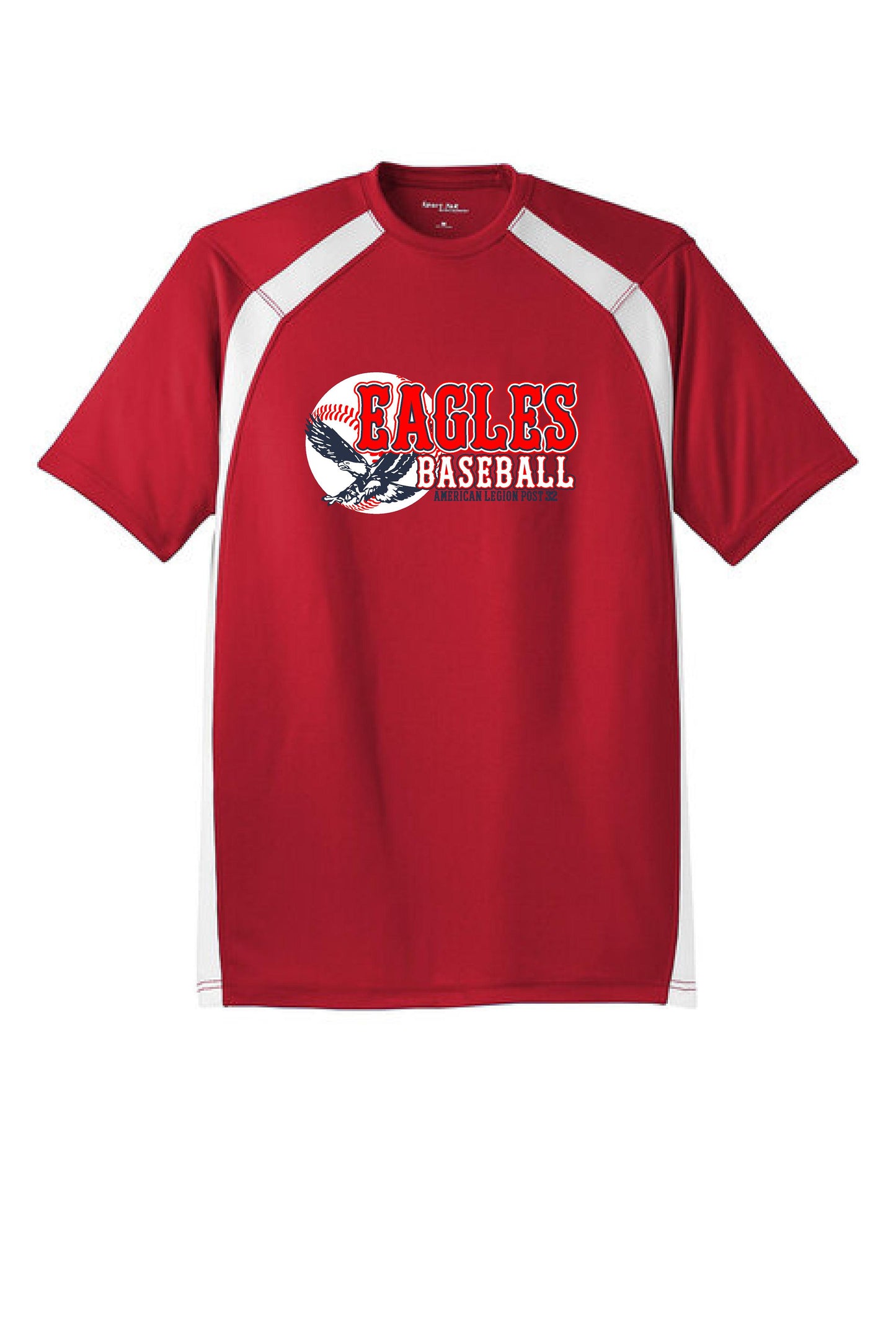 American Legion Post 32 Baseball Sport-Tek® Dry Zone® Colorblock Crew (P.T478)