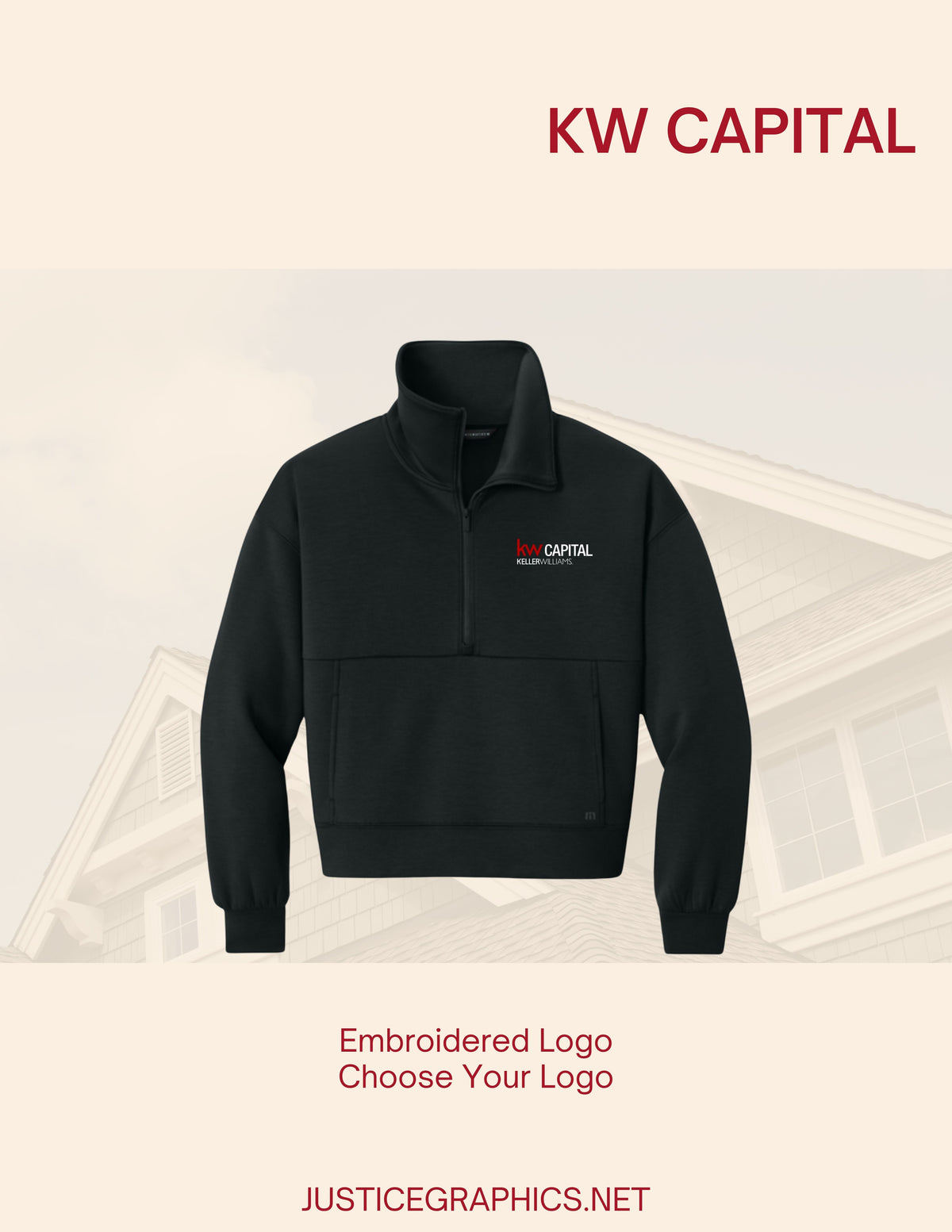 KW Capital TravisMathew Women’s Momentum Shift 1/2-Zip (E. TMA42219)