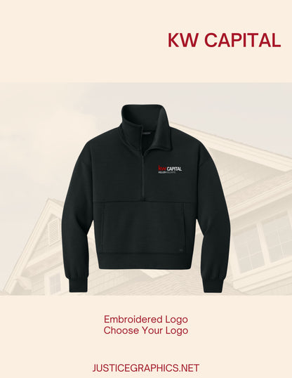 KW Capital TravisMathew Women’s Momentum Shift 1/2-Zip (E. TMA42219)