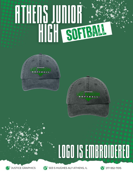 ATHENS JUNIOR HIGH SOFTBALL Bio-Washed Classic Cap - (E.CP84)