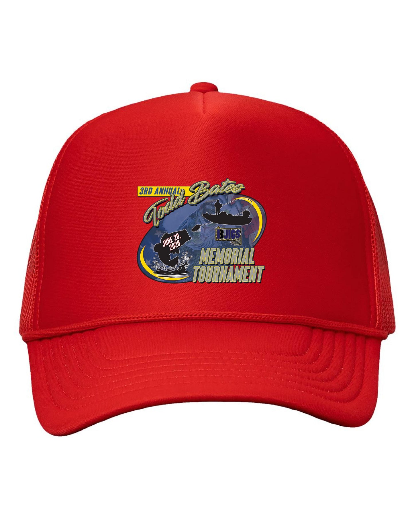 3rd Annual Todd Bates Memorial Tournament Foam Mesh-Back Trucker Cap (P. VC700)