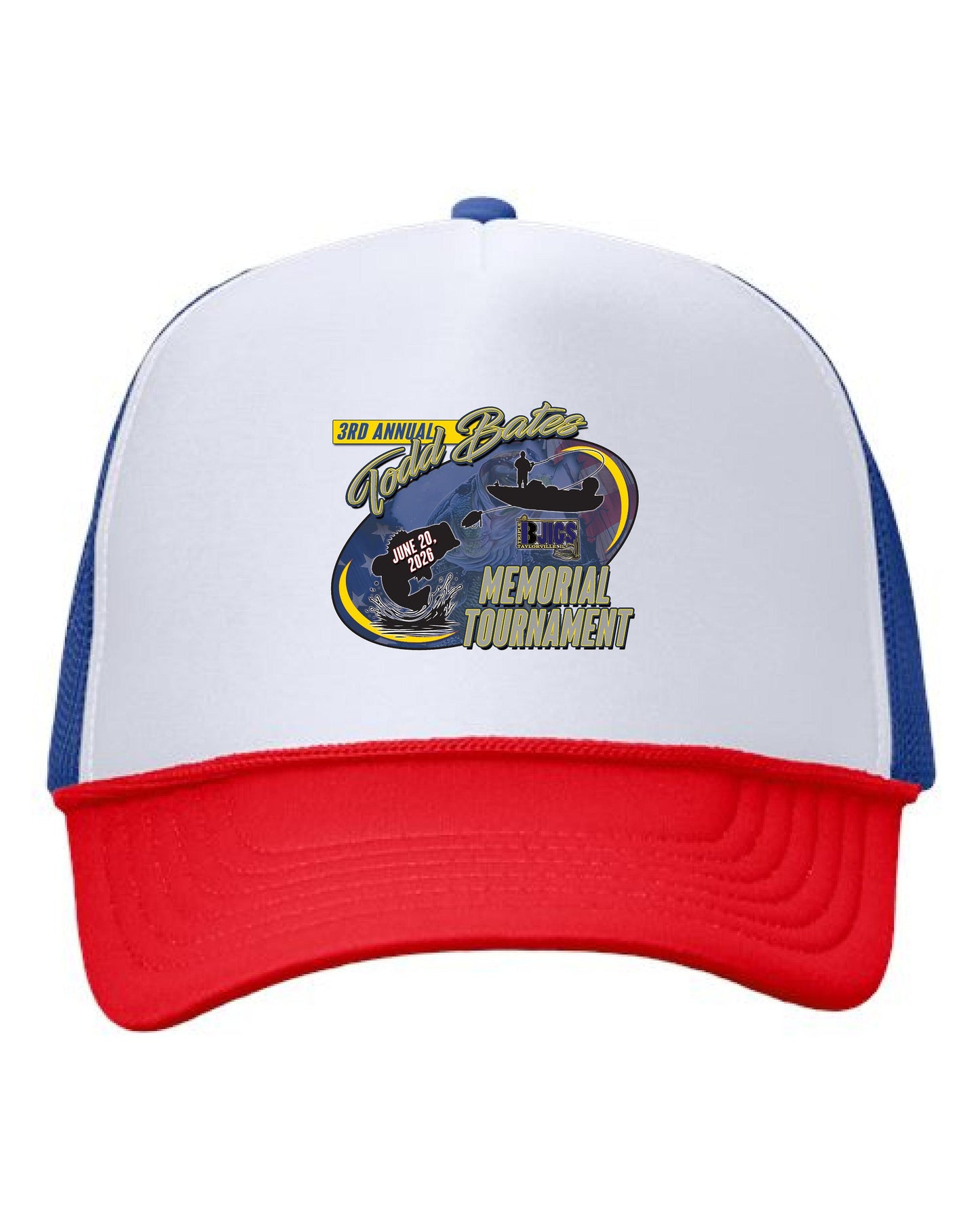 3rd Annual Todd Bates Memorial Tournament Foam Mesh-Back Trucker Cap (P. VC700)