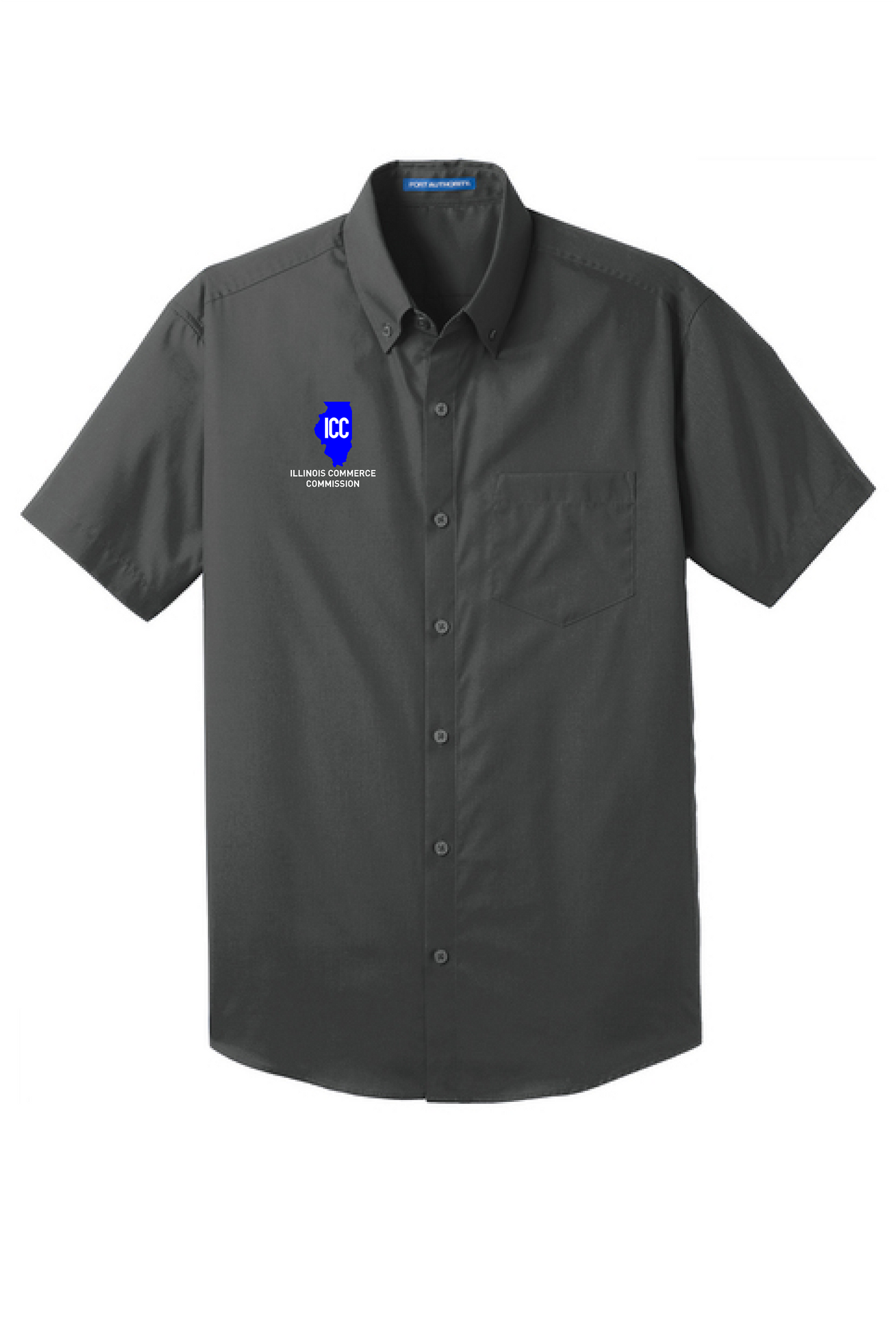 Illinois Commerce Commission Port Authority® Short Sleeve Carefree Poplin Shirt (E.W101)