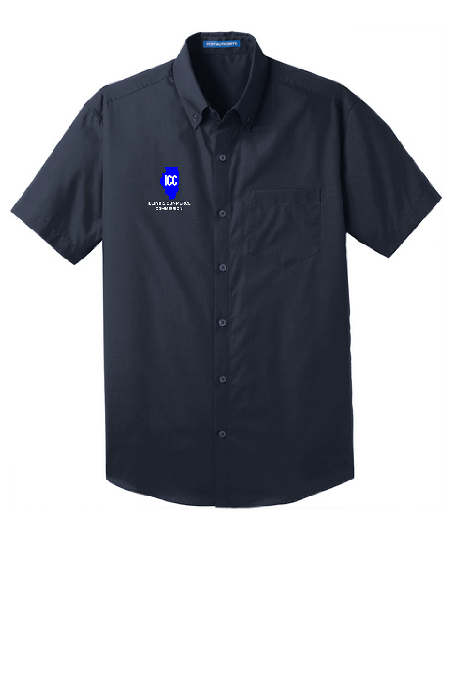 Illinois Commerce Commission Port Authority® Short Sleeve Carefree Poplin Shirt (E.W101)