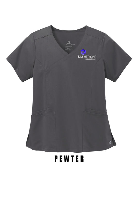 SIU Medicine WonderWink® Women’s Premiere Flex™ Mock Wrap Top (E. WW4268)