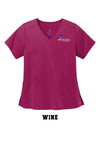 SIU Family Medicine WonderWink® Women’s Premiere Flex™ Mock Wrap Top (E. WW4268)