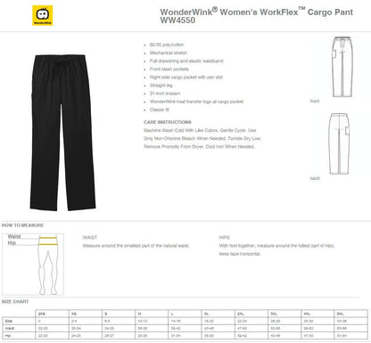 SIU Medicine WonderWink® Women’s WorkFlex™ Cargo Pant (WW4550)