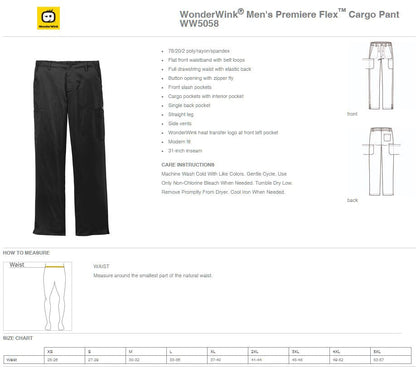 SIU Medicine WonderWink® Men's Premiere Flex™ Cargo Pant (WW5058)