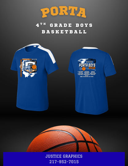 PORTA 4th Grade Boys Basketball Sport-Tek® Competitor™ United Crew (P.ST100/YST100)