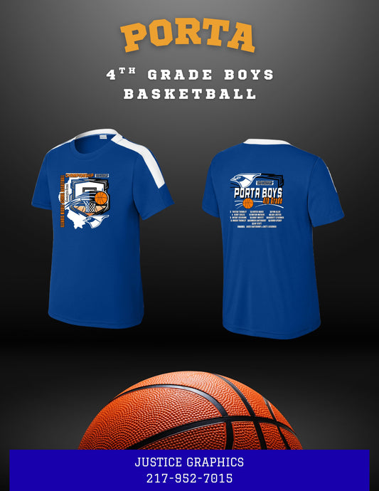 PORTA 4th Grade Boys Basketball Sport-Tek® Competitor™ United Crew (P.ST100/YST100)