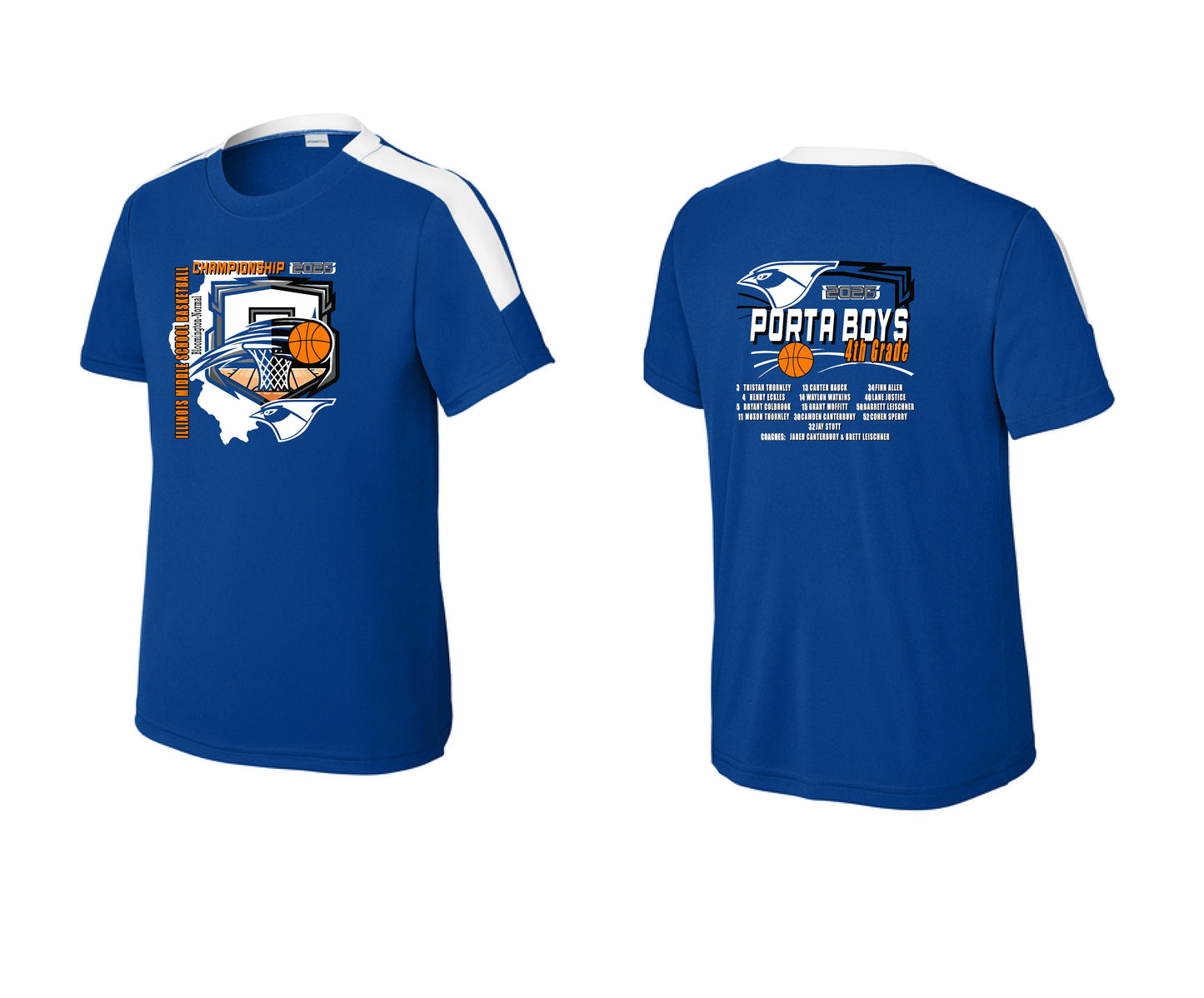 PORTA 4th Grade Boys Basketball Sport-Tek® Competitor™ United Crew (P.ST100/YST100)