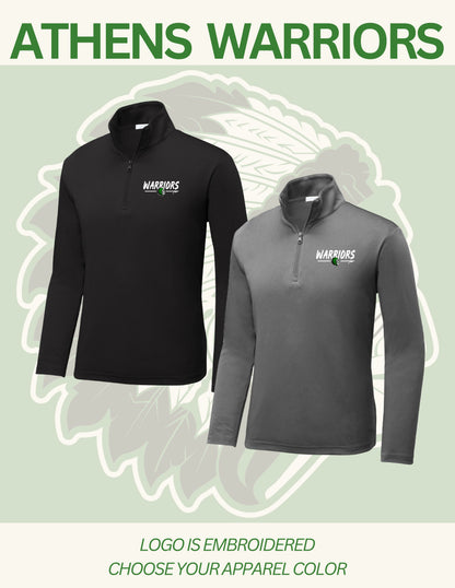 ATHENS BOOSTERS Sport-Tek® PosiCharge® LADIES/MEN Competitor™ 1/4-Zip Pullover (E.LST357/ST357)