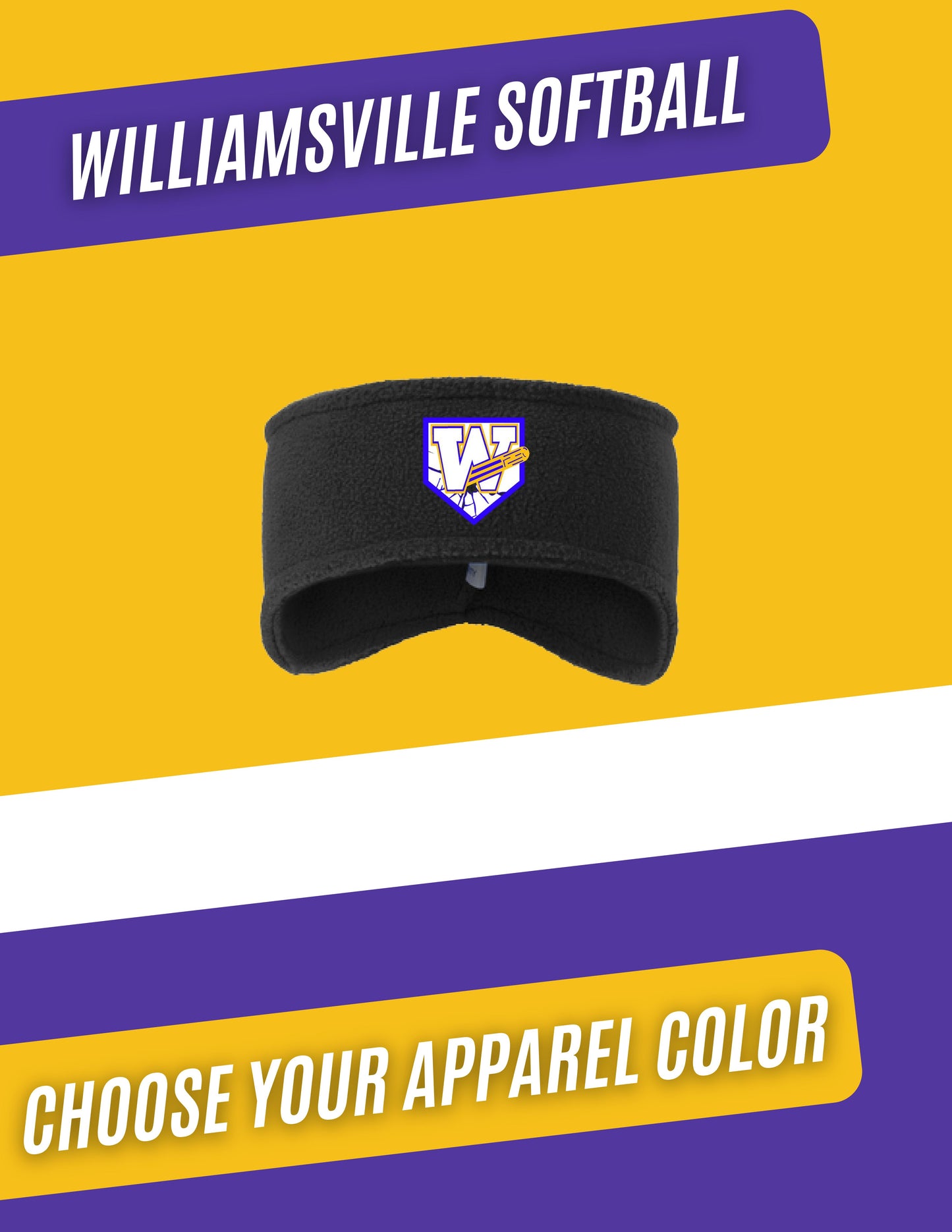 Williamsville Softball Port Authority® R-Tek® Stretch Fleece Headband (P.C910)