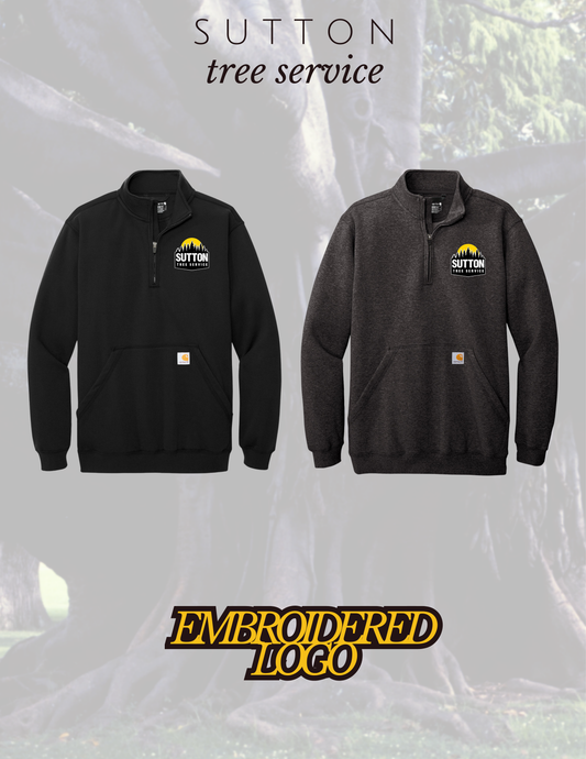 Sutton Tree Service Carhartt® Midweight 1/4-Zip Mock Neck Sweatshirt (E. CT105294)