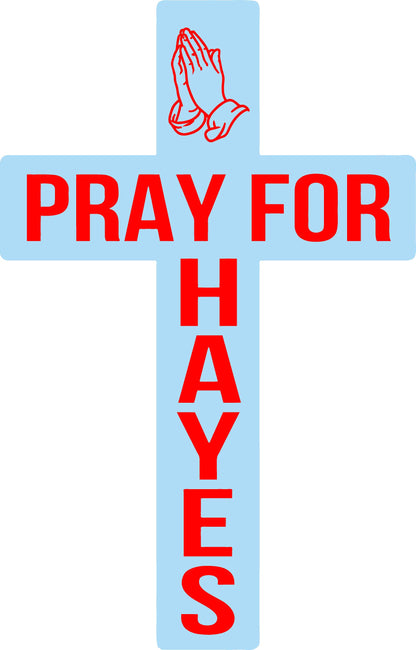 Pray For Hayes Decal