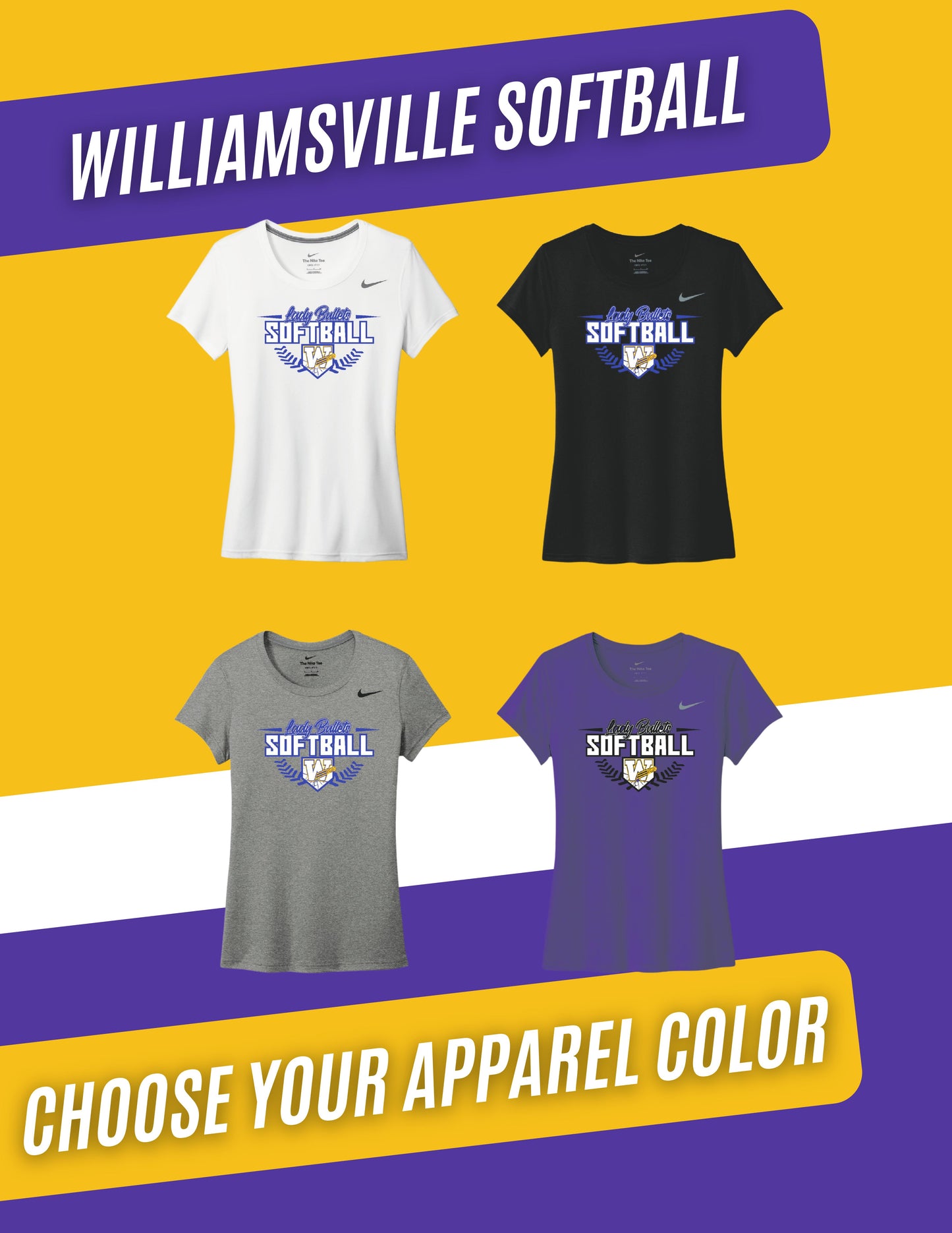 Williamsville Softball Nike LADIES Legend Tee (P.DV7312)