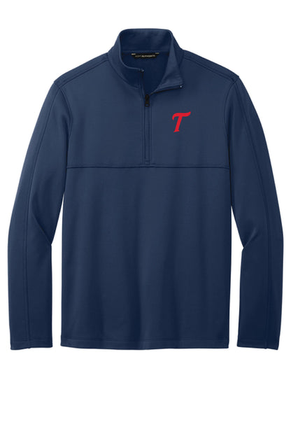 TBSA Port Authority® Smooth Fleece 1/4-Zip (E.F804)