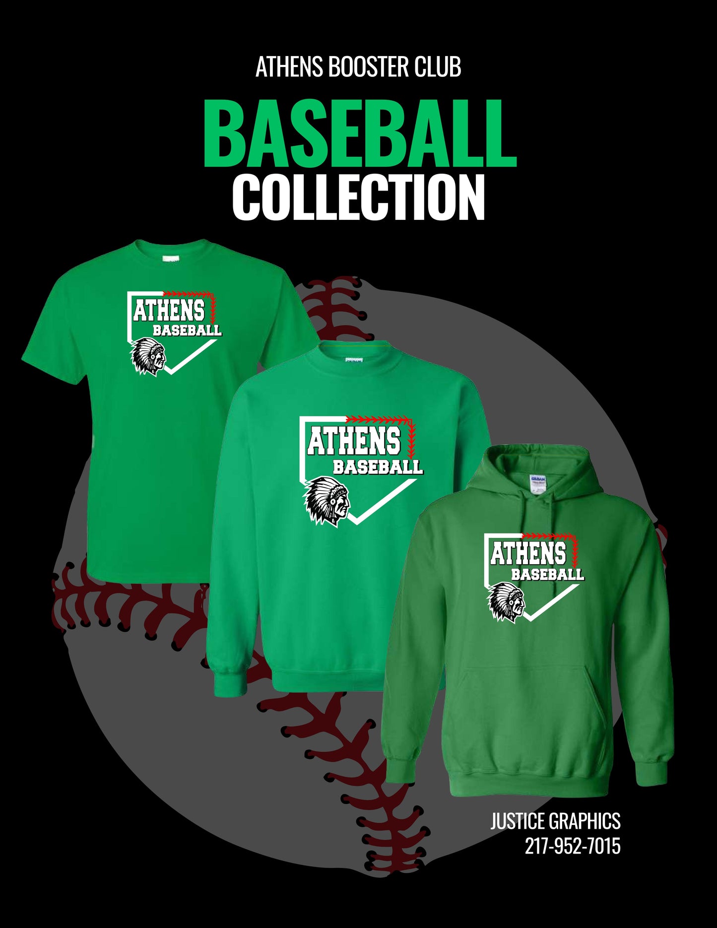 ATHENS BOOSTERS BASEBALL COLLECTION (P.8000/18000/18500)